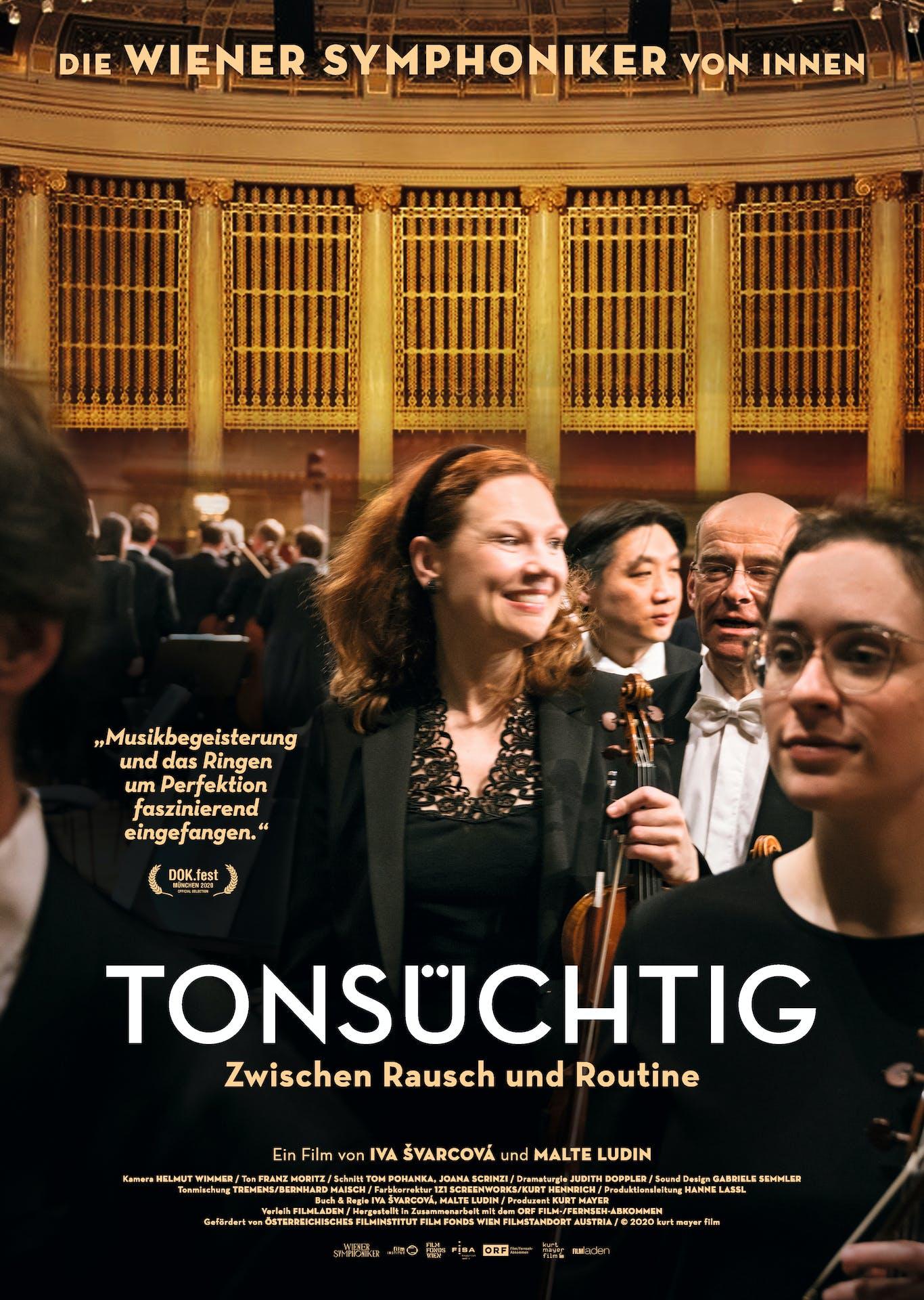 Poster des Films "Tonsüchtig - Die Wiener Symphoniker von Innen", Bild: Kurt Mayer Film e.U.
